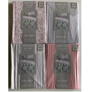 Drap plat double CARRE COTTON – Image 2